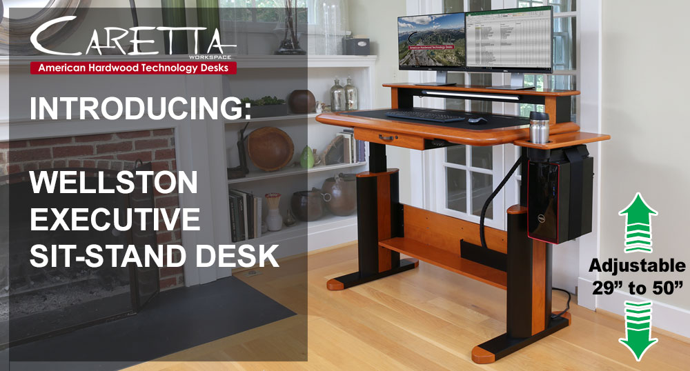 New Introducing The Wellston Executive Sit Stand Desk