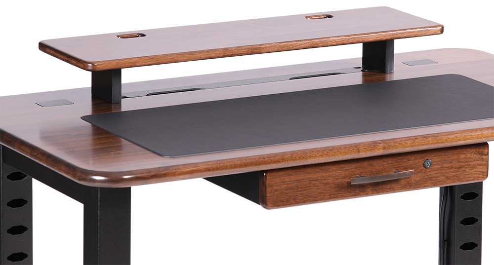 Loft Desktop Riser Shelf Black Walnut Caretta Workspace