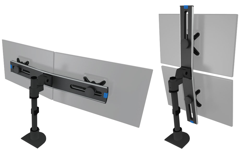 beoefenaar Afwijzen verdieping Switch Dual Monitor Arm | Caretta Workspace