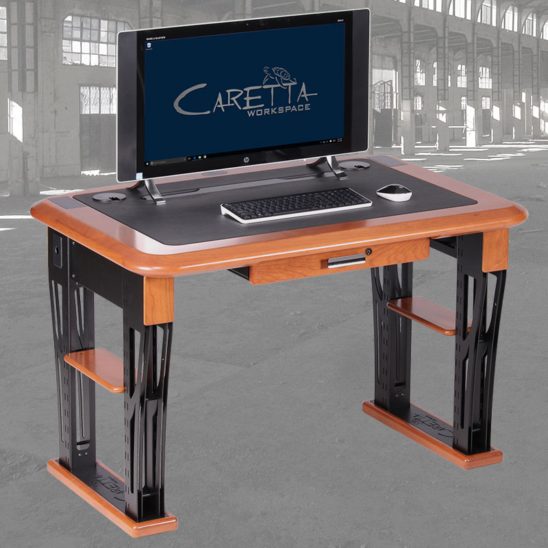 Artistic Computer Desk Petite, L Shaped Right - Caretta Workspace