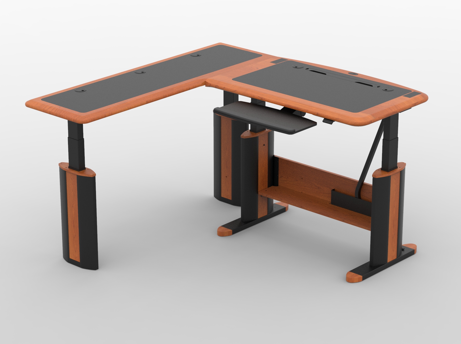 Feet for LINAK lifting columns  Stable base for sit-stand desk