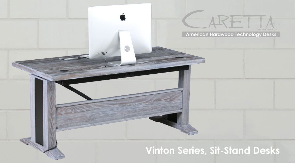 Wood Cable Management Desks Tables For Home And Office Caretta